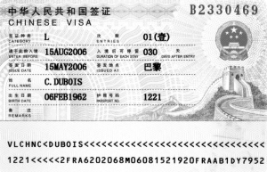 Beijing airport visa
